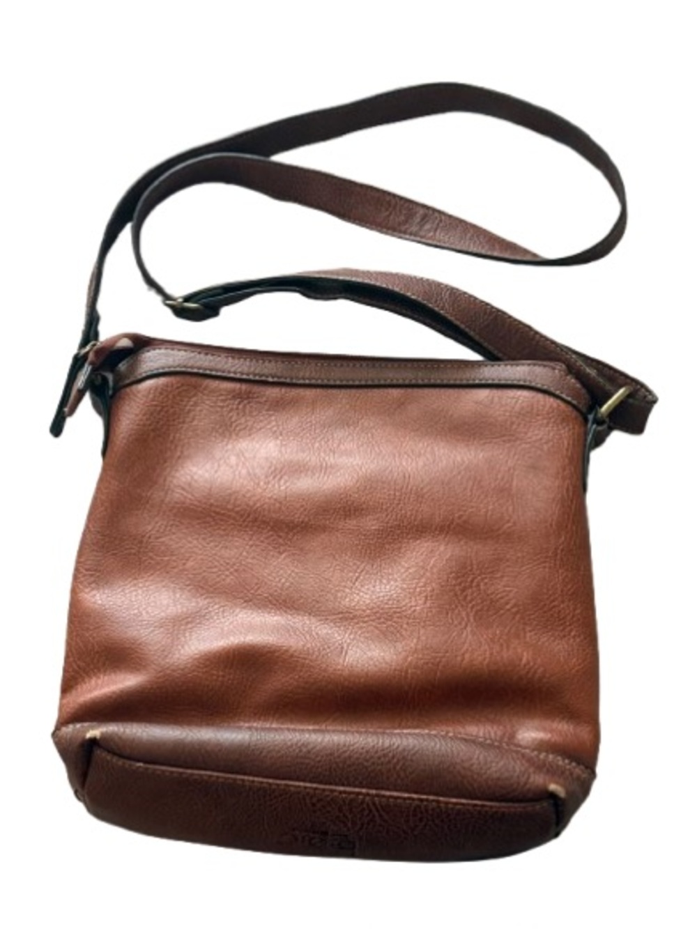 b.ø.c Born Concept Brown Faux Leather Crossbody Bag Organizer Everyday Purse - Picture 7 of 7